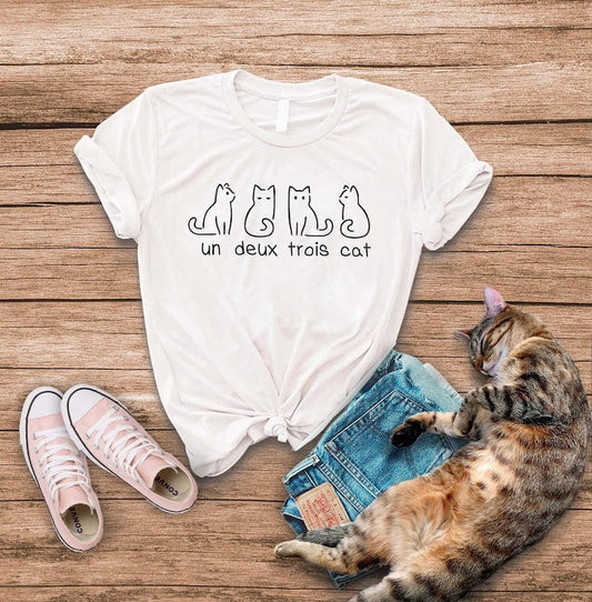 Tee-shirt Un Deux Trois Cat