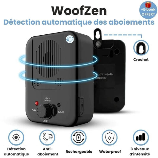 Dispositif anti-aboiement pour chien - WoofZen™